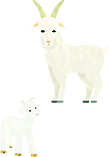 羊の装飾